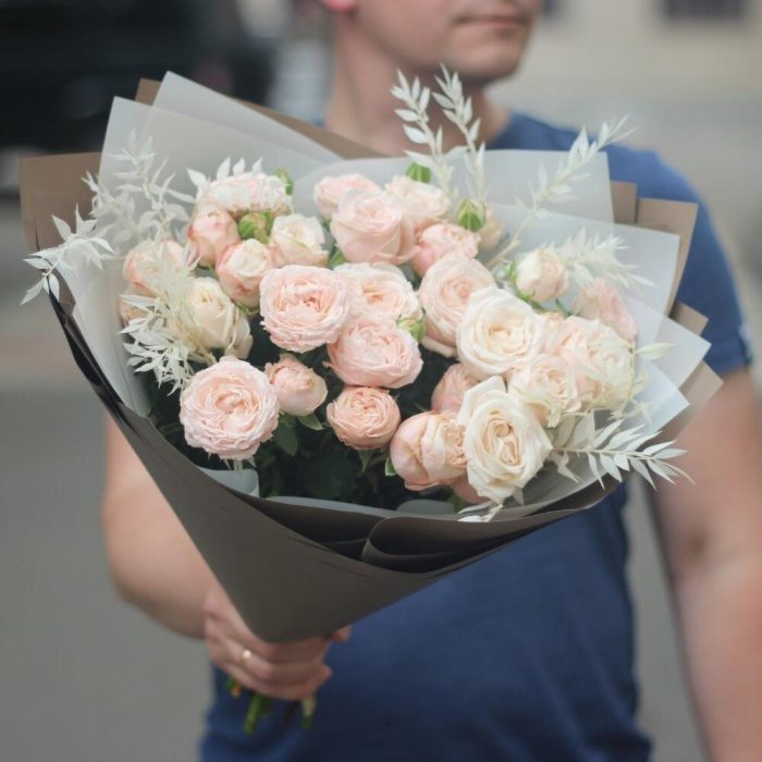 Букет «7 пионовидных кустовых роз», фото 2
